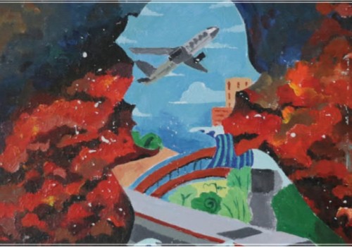笔墨画消防